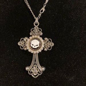 Harley Davidson Willie G Snap Cross Pendant with Chain